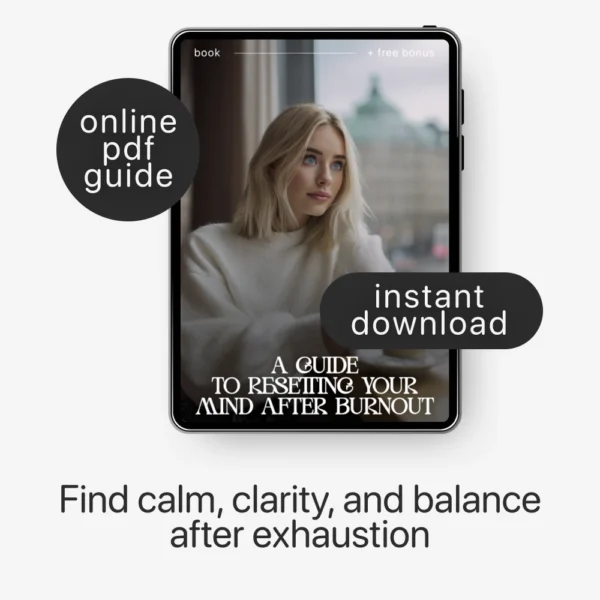 Buy A Guide to Resetting Your Mind After Burnout Online | Jogoka