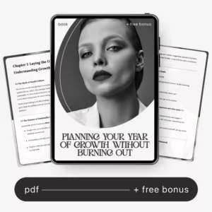 Planning Your Year of Growth Without Burning Out – Productivity & Balance eBook | how to plan a year of growth without burnout with ai Self-Planning Guide