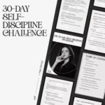 The 30-Day Self-Discipline Challenge | Printable Motivation eBook | Self Discipline Challenge for Habits, Focus, Productivity & Goal Setting