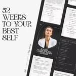 52 Weeks to Your Best Self: A Personal Growth Challenge | 52 Week Personal Development Challenge eBook, Self Improvement Planner, Mindset & Habits Guide