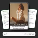 Trust Yourself: A Guide to Confident Decision-Making | How to Trust My Own Decisions Digital Guide | Personal Growth, Self-Trust Workbook, Mindset PDF Download