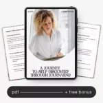 A Journey to Self-Discovery Through Journaling – journal for self discovery Guide | Self Reflection Workbook | Personal Growth Digital Download