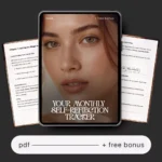 Your Monthly Self-Reflection Tracker | Monthly Self Reflection Tracker eBook & Personal Growth Journal Guide