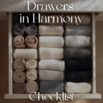 Drawers in Harmony | Minimalist Drawer Organization Guide | Home Storage & AI Organization Checklist