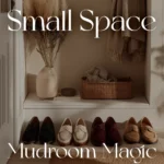 Small Space Mudroom Magic | Printable Checklist for Entryway Organization | How to Create a Mudroom in a Small Space | Digital Download Home Guide