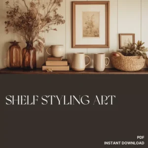 The Art of Shelf Styling | Digital Home Decor Guide for Modern Interiors, Minimalist Shelf Design, and Aesthetic Organization eBook