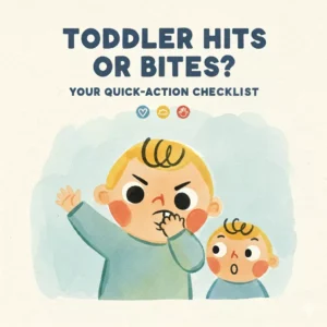 Toddler Hits or Bites? Your Quick-Action Checklist! | Parenting Guide, Positive Discipline, Gentle Parenting eBook Download