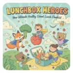 Lunchbox Heroes: Your Ultimate Healthy School Lunch Checklist | Printable Digital Download | Healthy Kids Meal Planner & School Lunch Ideas