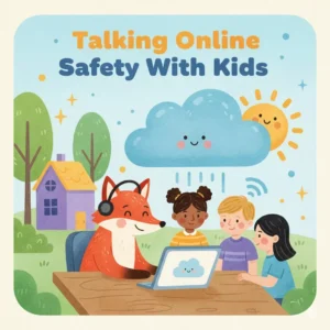Talking Online Safety With Kids Checklist | Digital Download Printable Guide for Parents | eBook, Child Internet Safety Rules & Family Conversation Tips