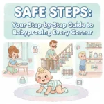 Safe Steps: Your Step-by-Step Guide to Babyproofing Every Corner | Printable Home Safety Guide | Digital Download eBook for New Parents | how to babyproof house step by step