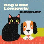 Dog & Cat Longevity Checklist | Printable Pet Health & Wellness Guide | How Long Do Dogs and Cats Live | Digital Download for Pet Owners