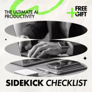 The Ultimate AI Productivity Sidekick Checklist – Smart Daily Workflow Planner, Digital Download for Finding the best ai assistant for productivity