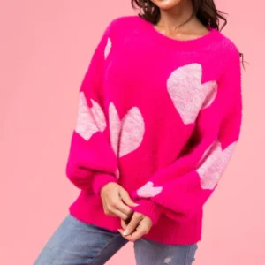Cozy Heart Women's Sweater
