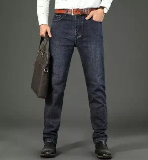 Men's Stretch Straight Fit Denim Jeans