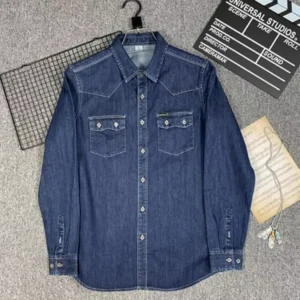 Spring Autumn Men's Denim Shirt
