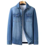 2023 Spring Autumn Style Denim Cotton Shirt for Men
