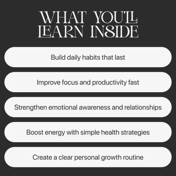 Buy 30 Days to a Better You: A Personal Growth… Online | Jogoka