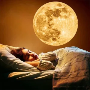 Enchanting Moon and Earth LED Projection Lamp
