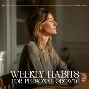 Weekly Habits Checklist for Personal Growth