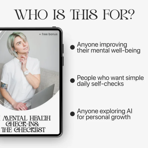 Buy AI Mental Health Check-Ins: The Online | Jogoka