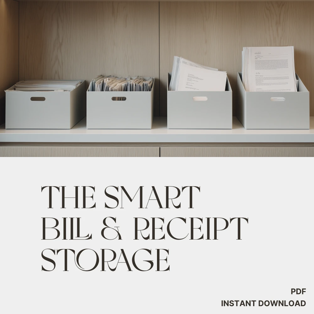 The Smart Bill & Receipt Storage