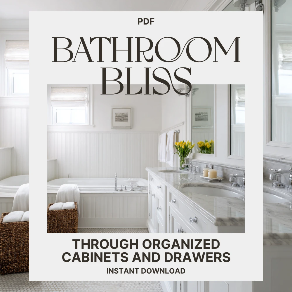 Bathroom Bliss Through Organized Cabinets and…