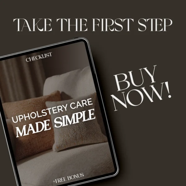 Buy Upholstery Care Made Simple Online | Jogoka