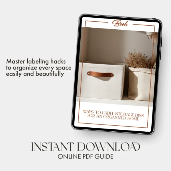 Buy Ways to Label Storage Bins for an Organized Home Online | Jogoka