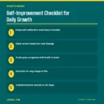 Self-Improvement Checklist for Daily Growth – What's Inside | Jogoka