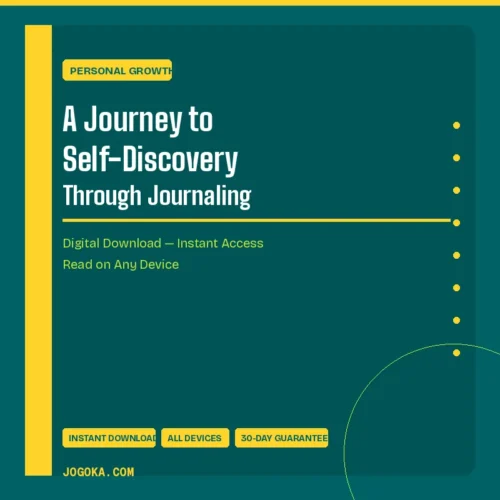 A Journey to Self-Discovery Through Journaling – Digital Download | Jogoka