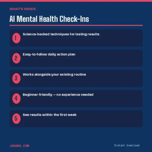 AI Mental Health Check-Ins – What's Inside | Jogoka