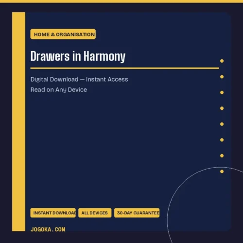 Drawers in Harmony – Digital Download | Jogoka