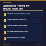 Decorate Like a Pro Using Only What You Already Own – What's Inside | Jogoka