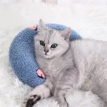 Buy Comfy U-Shape Plush Pillow for Cats & Small Dogs Online | Jogoka