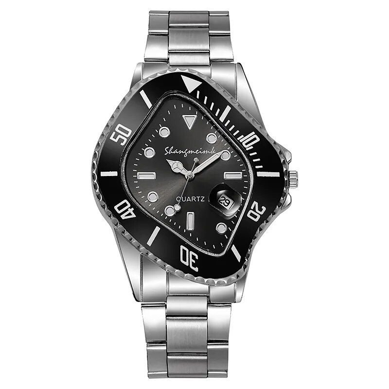 Unique Twisted Shape Men's Quartz Wristwatch - Image 5