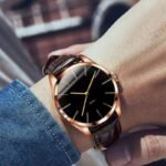 Buy Luxurious Quartz Men's Wristwatch: Leather Strap, Waterproof & Business-Casual Design Online | Jogoka