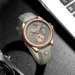 Buy Ultra Thin Luxury Waterproof Sport Watch with Leather Strap and Calendar Feature Online | Jogoka