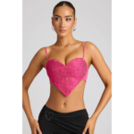 Buy Chic Diamond Heart Lace Camisole Online | Jogoka
