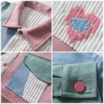Buy Korean Style Y2K Fashion Patchwork Jacket for Women Online | Jogoka