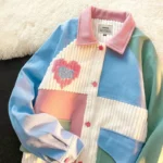 Buy Korean Style Y2K Fashion Patchwork Jacket for Women Online | Jogoka