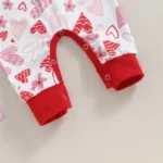 Buy Heart Print Long Sleeve Baby Romper Online | Jogoka