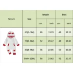 Buy Baby Girls' Valentine's Day Heart Print Hooded Romper Online | Jogoka