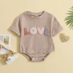 Buy Unisex Baby Summer Heart Pattern Bodysuit Online | Jogoka