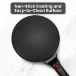 Buy Portable Electric Crepe Maker with Non-Stick Coating and Automatic Temperature Control Online | Jogoka