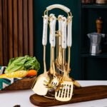 Buy Eco-Friendly Stainless Steel 7-Piece Kitchen Utensil Set Online | Jogoka