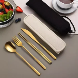 Buy Stainless Steel Portable Cutlery Set Online | Jogoka