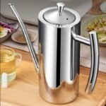Buy Stainless Steel No-Drip Oil and Vinegar Dispenser: Sleek, Eco-Friendly Kitchen Essential Online | Jogoka