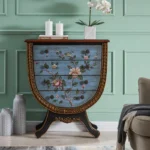 Vintage Nordic Small Drawer Organizer Cabinet - Rustic Charm for Your Home