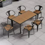 Minimalist Modern Wooden Dining Set