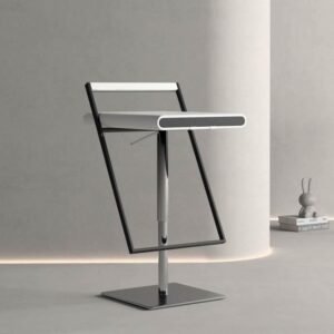 Buy Luxury Minimalist Modern Adjustable Bar Stool with Backrest Online | Jogoka